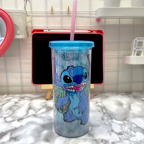 VASO ACRILICO STITCH