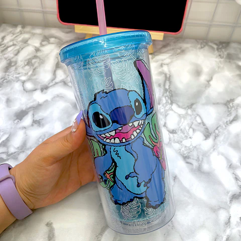 VASO ACRILICO STITCH
