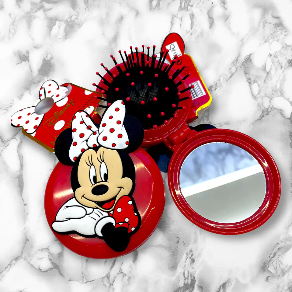 CEPILLO CON ESPEJO MINNIE 4