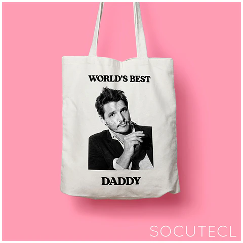 TOTE BAG PEDRO PASCAL BEST DADDY
