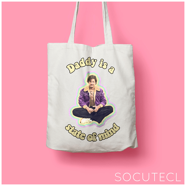 TOTE BAG PEDRO PASCAL STATE OF MIND