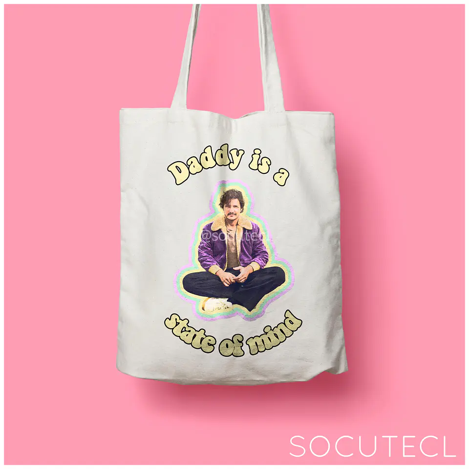 TOTE BAG PEDRO PASCAL STATE OF MIND 1