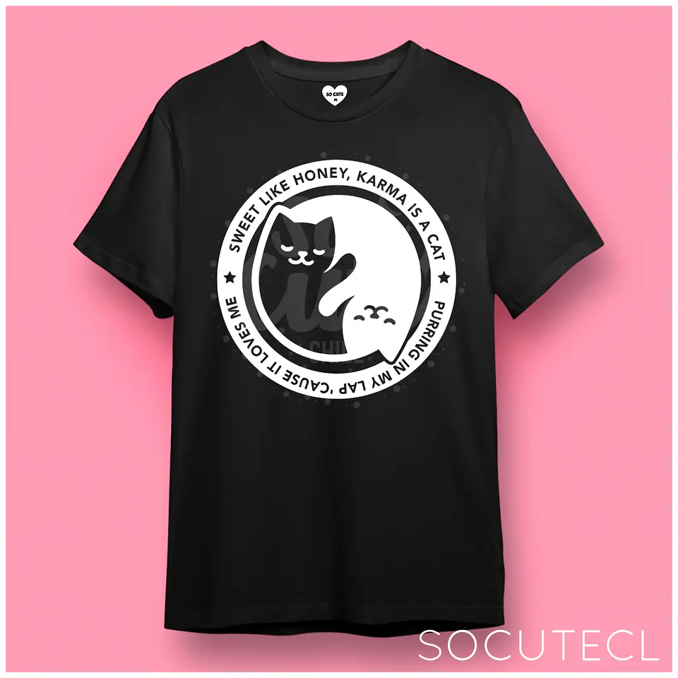 POLERA TAYLOR SWIFT KARMA IS A CAT 2