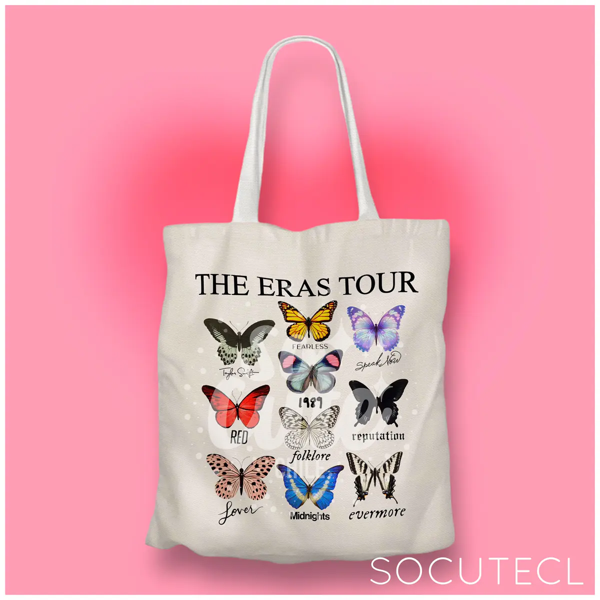 TOTE BAG TAYLOR SWIFT THE ERAS TOUR BUTTERFLY