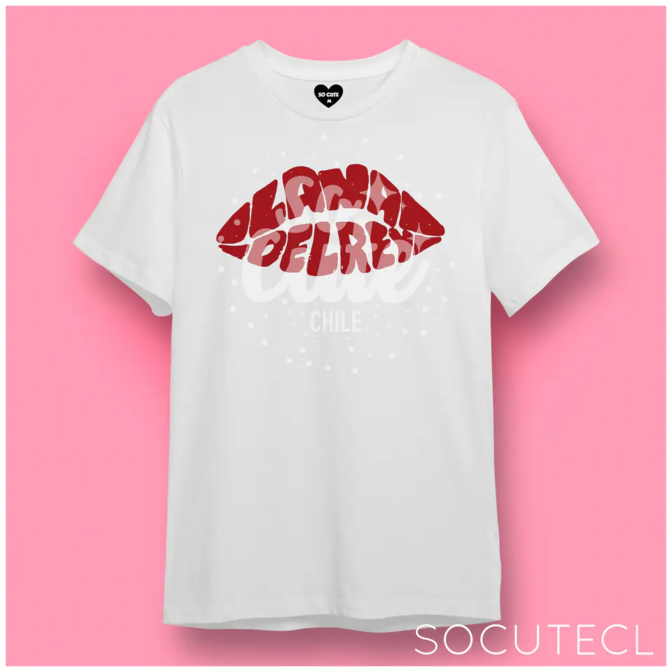 POLERA LANA DEL REY KISS 1