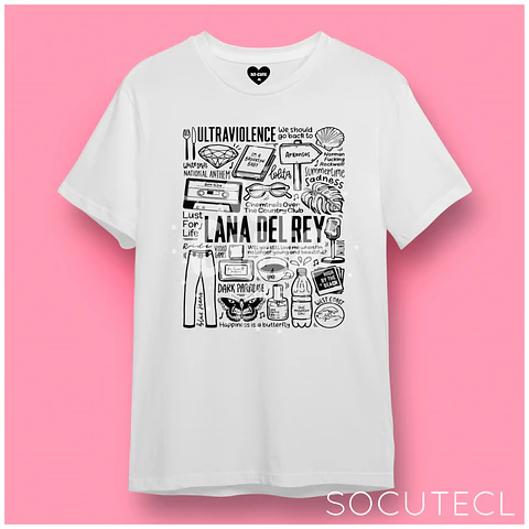 POLERA LANA DEL REY SONGS