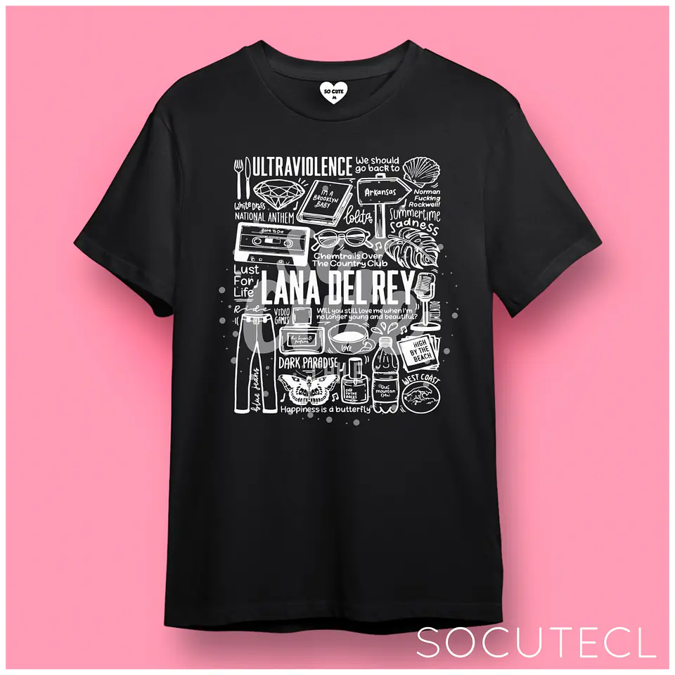 POLERA LANA DEL REY SONGS 2