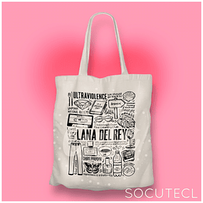 TOTE BAG LANA DEL REY SONGS