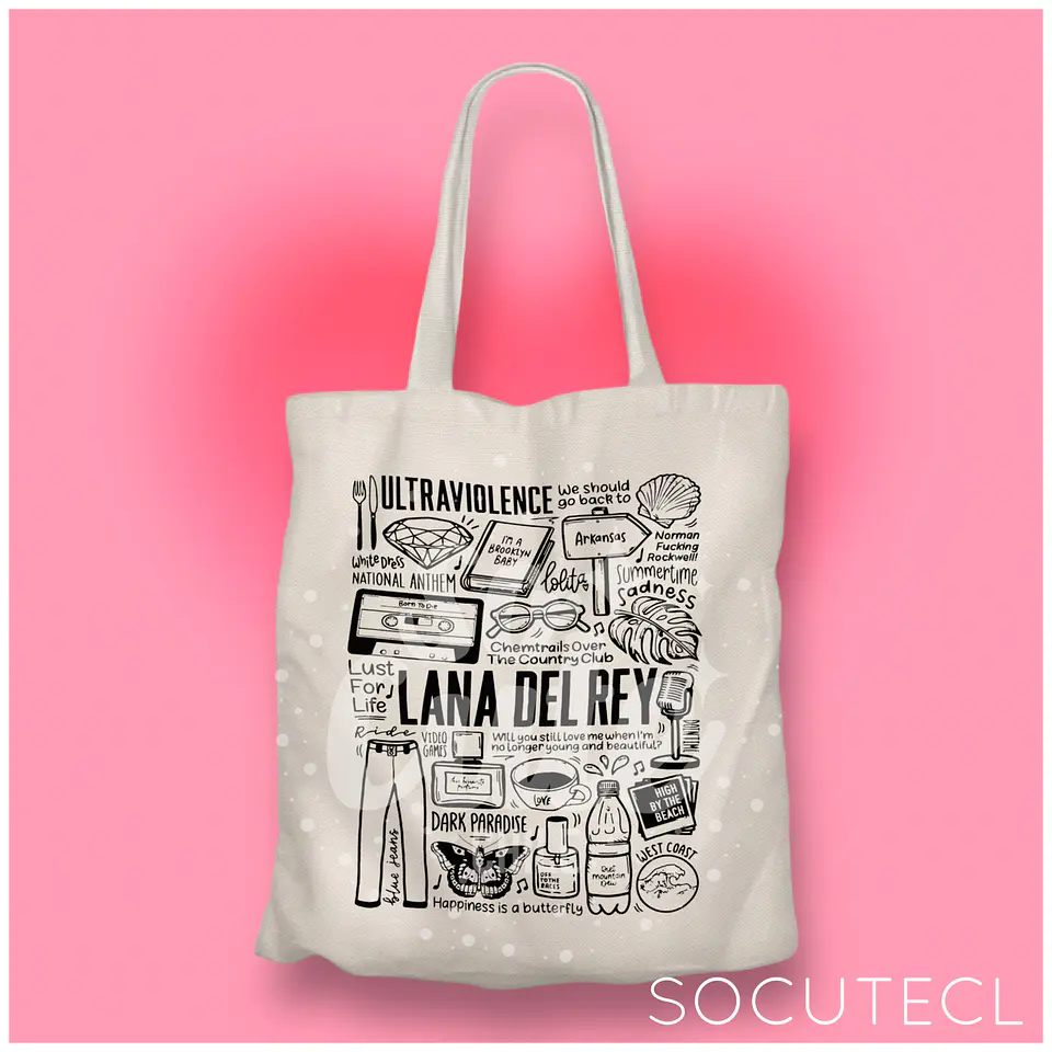 TOTE BAG LANA DEL REY SONGS 1