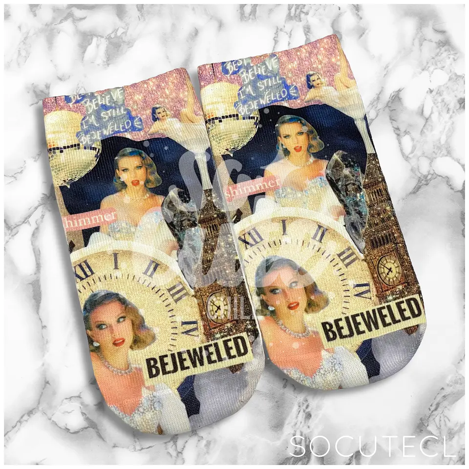 SOCKS TAYLOR SWIFT BEJEWELED 1