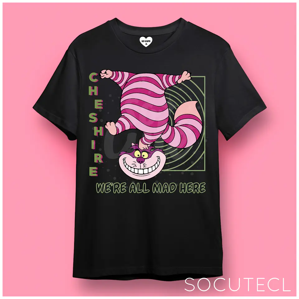 POLERA GATO DE CHESHIRE ALICE 2