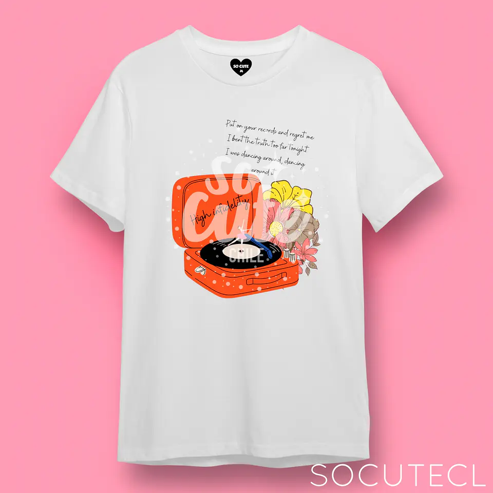 POLERA TAYLOR SWIFT HIGH INFIDELITY 1