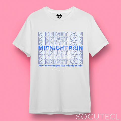 POLERA TAYLOR SWIFT MIDNIGHT RAIN