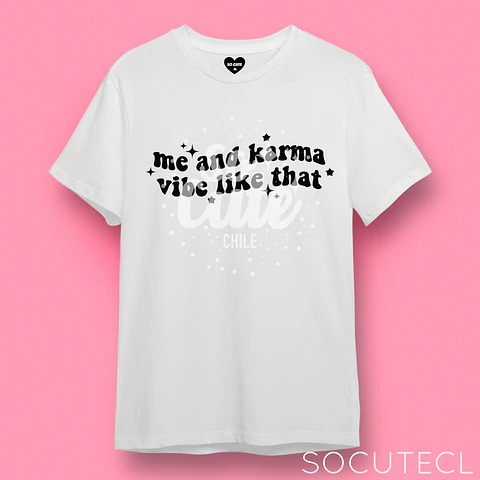POLERA TAYLOR SWIFT KARMA VIBE