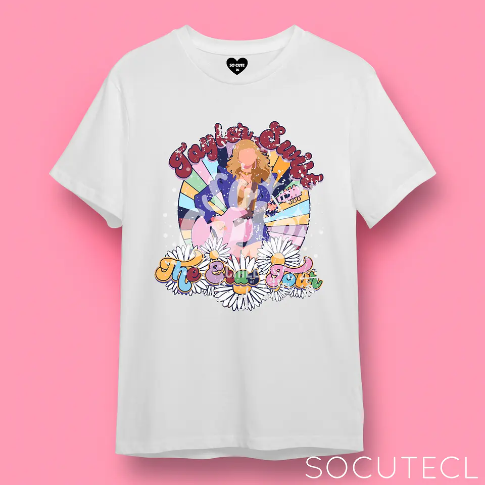 POLERA TAYLOR SWIFT THE ERAS TOUR FLOWERS 1