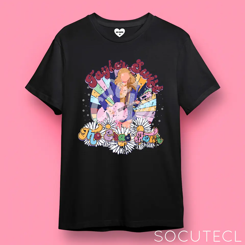 POLERA TAYLOR SWIFT THE ERAS TOUR FLOWERS 2