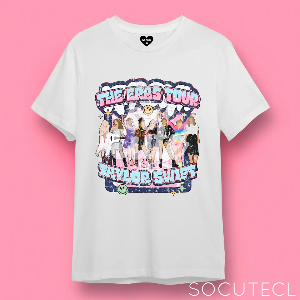 POLERA TAYLOR SWIFT THE ERAS TOUR VINTAGE 1