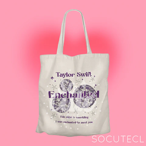 TOTE BAG TAYLOR SWIFT SPEAK NOW ENCHANTED
