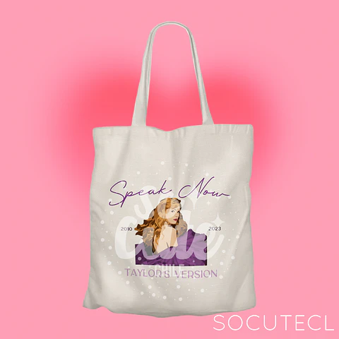 TOTE BAG TAYLOR SWIFT SPEAK NOW TAYLOR’S VERSION 2