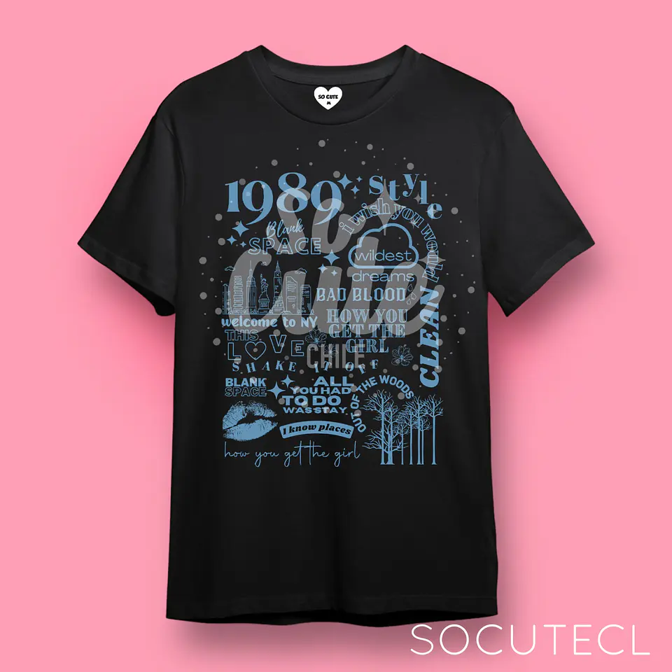 POLERA TAYLOR SWIFT 1989 SONGS 2