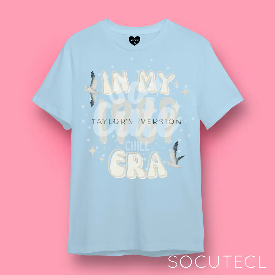 POLERA TAYLOR SWIFT IN MY 1989 TV ERA LETRAS BEIGE 2