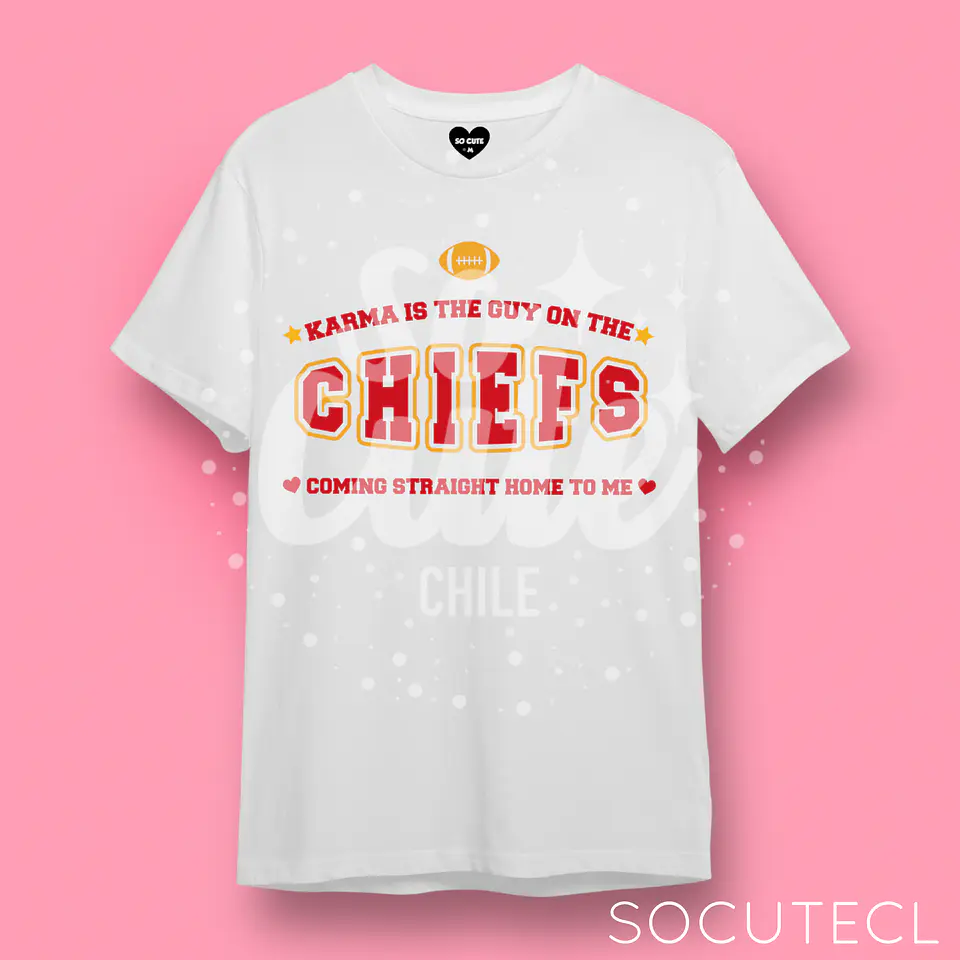 POLERA TAYLOR SWIFT KARMA IS THE GUY ON THE CHIEFS 2