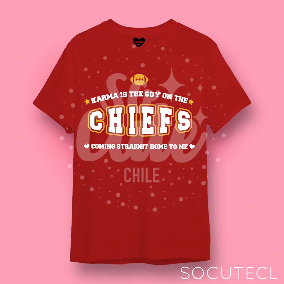 POLERA TAYLOR SWIFT KARMA IS THE GUY ON THE CHIEFS 1