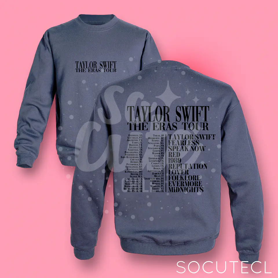 POLERON POLO TAYLOR SWIFT FECHAS THE ERAS TOUR 1