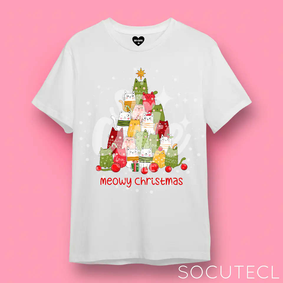 POLERA MEOWY CHRISTMAS 1