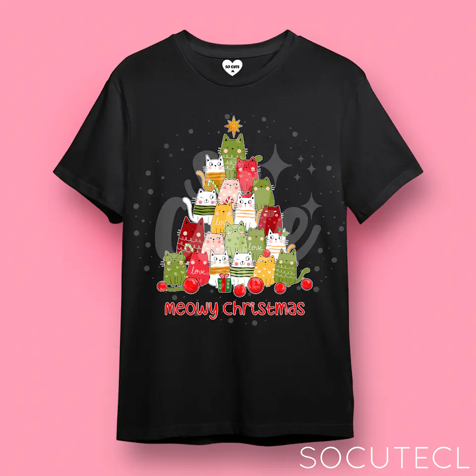 POLERA MEOWY CHRISTMAS 2
