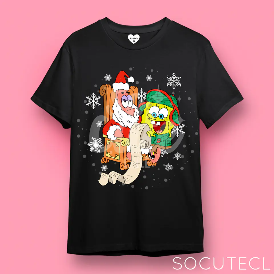 POLERA BOB ESPONJA Y PATRICIO 1