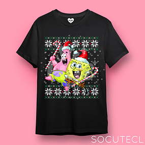 POLERA BOB ESPONJA Y PATRICIO