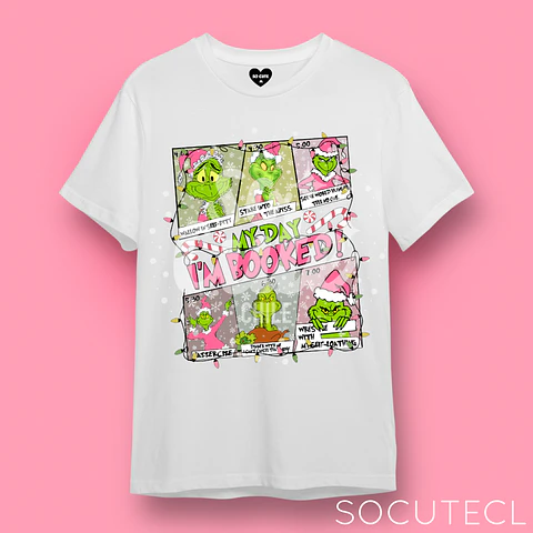 POLERA GRINCH MY DAY PINK