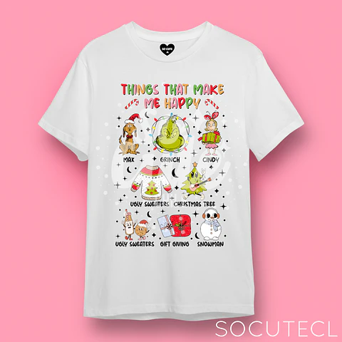 POLERA GRINCH HAPPY THINGS