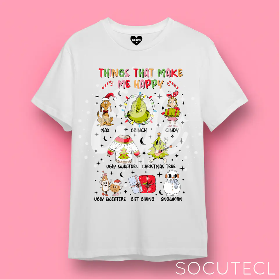 POLERA GRINCH HAPPY THINGS 1