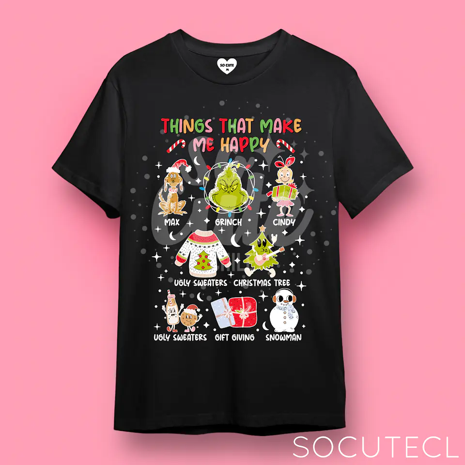 POLERA GRINCH HAPPY THINGS 2