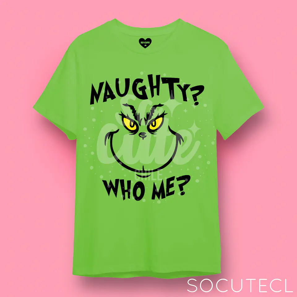 POLERA GRINCH NAUGHTY WHO ME? 1