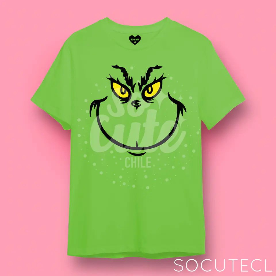 POLERA GRINCH FACE 1