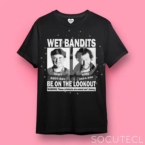 POLERA BANDIDOS MOJADOS MI POBRE ANGELITO