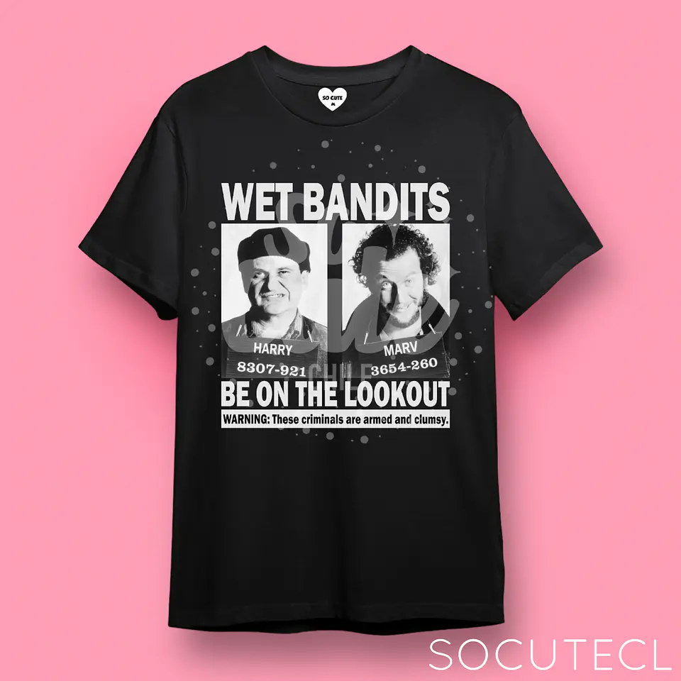 POLERA BANDIDOS MOJADOS MI POBRE ANGELITO 1