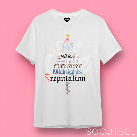POLERA TAYLOR SWIFT ALBUMS TREE
