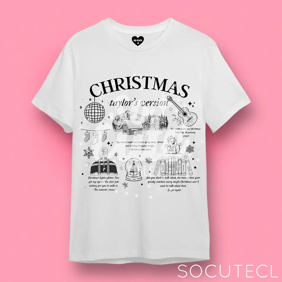 POLERA CHRISTMAS TAYLOR’S VERSION B&N 1