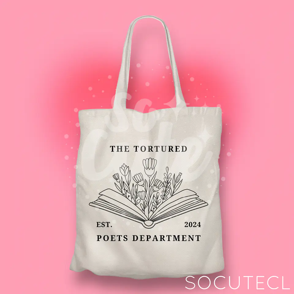 TOTE BAG TAYLOR SWIFT TTPD EST. 2024 (THE TORTURED POETS DEPARMENT) 3