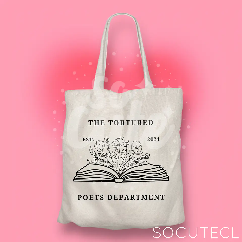 TOTE BAG TAYLOR SWIFT TTPD EST. 2024 (THE TORTURED POETS DEPARMENT) 4