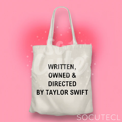 TOTE BAG WRITTEN, OWNED & DIRECTED BY TAYLOR SWIFT
