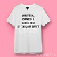 POLERA WRITTEN, OWNED & DIRECTED BY TAYLOR SWIFT - Miniatura 1