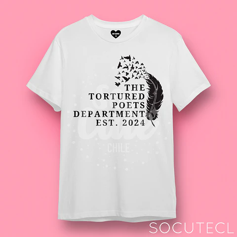 POLERA TAYLOR SWIFT TTPD EST. 2024 (THE TORTURED POETS DEPARMENT)