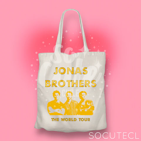 TOTE BAG JONAS BROTHERS WORLD TOUR
