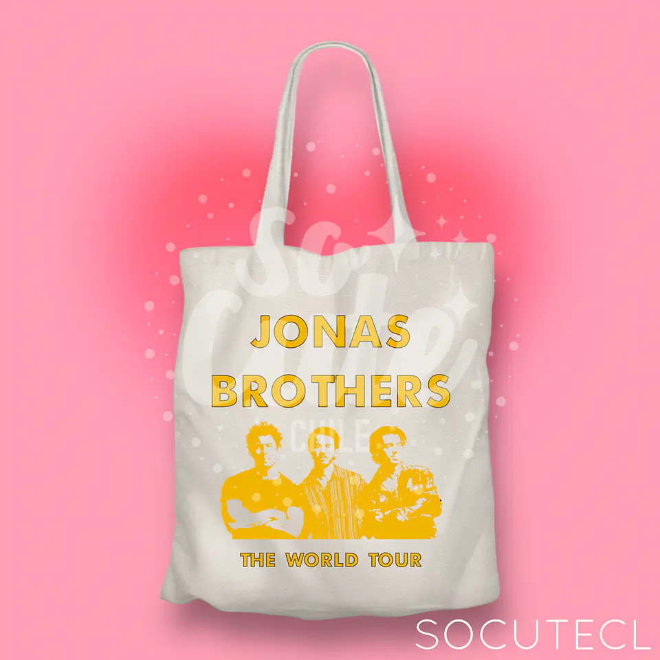 TOTE BAG JONAS BROTHERS WORLD TOUR 1