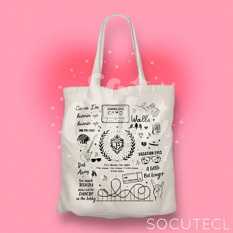 TOTE BAG JONAS BROTHERS